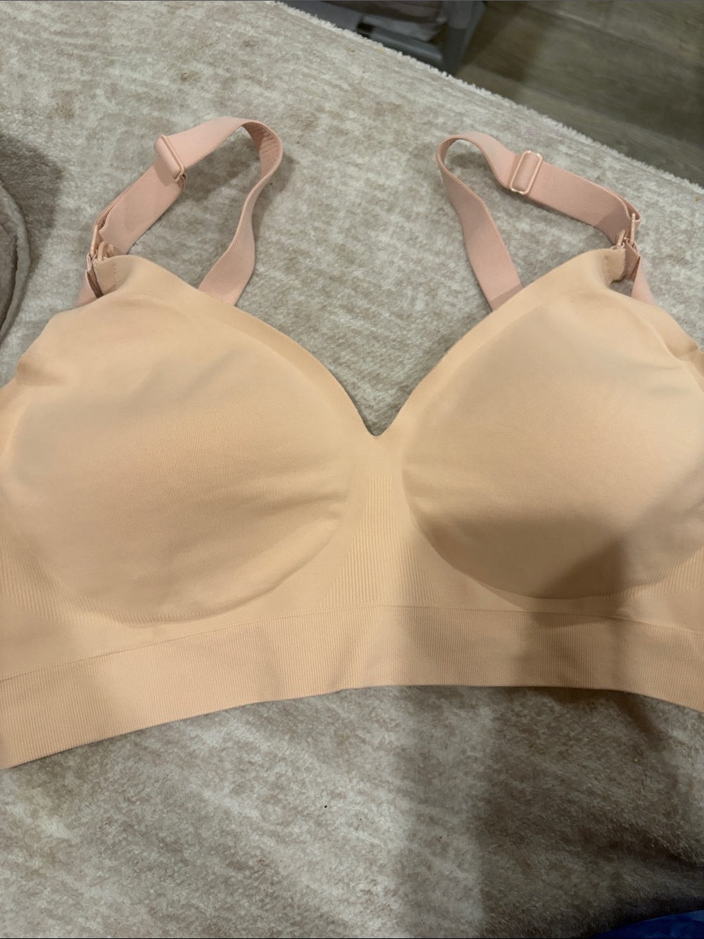 Momcozy MaternitySeamless Nude Wireless T-Shirt Bra - Comfort Lift